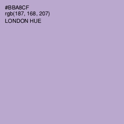#BBA8CF - London Hue Color Image
