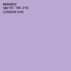 #BBA8D2 - London Hue Color Image
