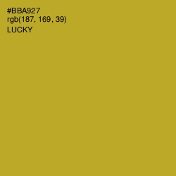 #BBA927 - Lucky Color Image