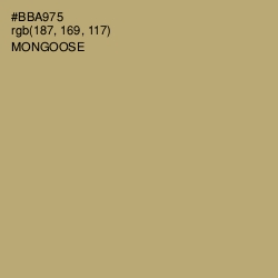#BBA975 - Mongoose Color Image