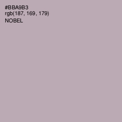 #BBA9B3 - Nobel Color Image