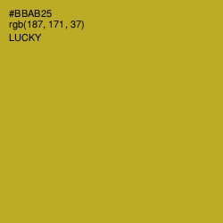 #BBAB25 - Lucky Color Image