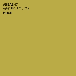 #BBAB47 - Husk Color Image