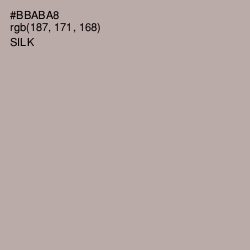#BBABA8 - Silk Color Image