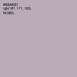 #BBABB7 - Nobel Color Image