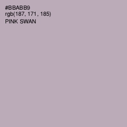 #BBABB9 - Pink Swan Color Image