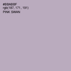 #BBABBF - Pink Swan Color Image