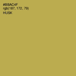 #BBAC4F - Husk Color Image