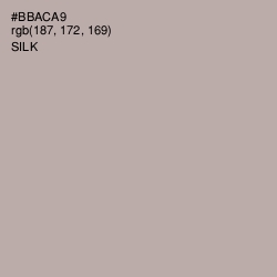 #BBACA9 - Silk Color Image