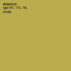 #BBAD4C - Husk Color Image