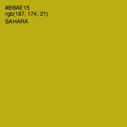 #BBAE15 - Sahara Color Image