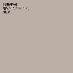 #BBAFA6 - Silk Color Image