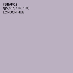 #BBAFC2 - London Hue Color Image