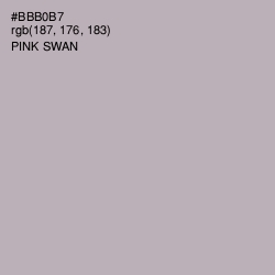 #BBB0B7 - Pink Swan Color Image