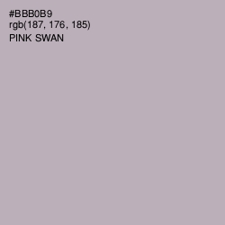 #BBB0B9 - Pink Swan Color Image
