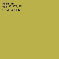 #BBB14B - Olive Green Color Image