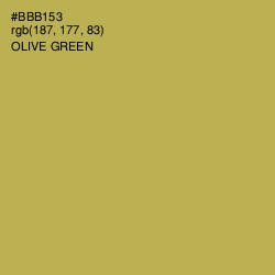 #BBB153 - Olive Green Color Image