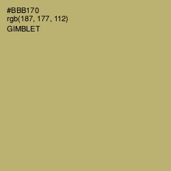 #BBB170 - Gimblet Color Image