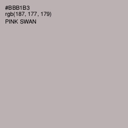 #BBB1B3 - Pink Swan Color Image