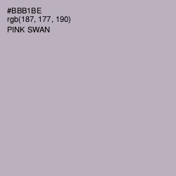 #BBB1BE - Pink Swan Color Image