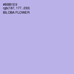 #BBB1E9 - Biloba Flower Color Image