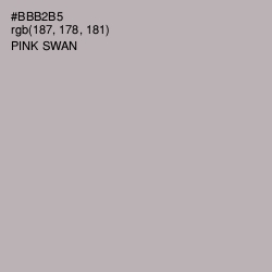 #BBB2B5 - Pink Swan Color Image