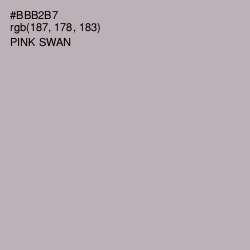 #BBB2B7 - Pink Swan Color Image