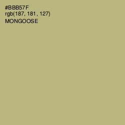 #BBB57F - Mongoose Color Image
