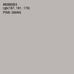 #BBB5B3 - Pink Swan Color Image