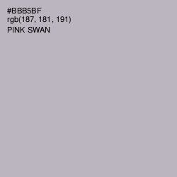 #BBB5BF - Pink Swan Color Image