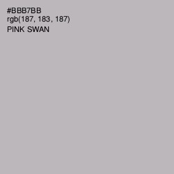 #BBB7BB - Pink Swan Color Image