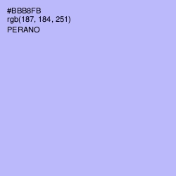 #BBB8FB - Perano Color Image