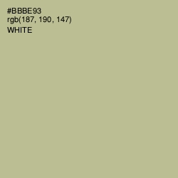 #BBBE93 - Heathered Gray Color Image