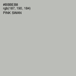 #BBBEB8 - Pink Swan Color Image