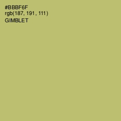 #BBBF6F - Gimblet Color Image