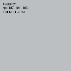 #BBBFC1 - French Gray Color Image