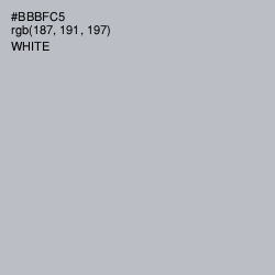 #BBBFC5 - French Gray Color Image