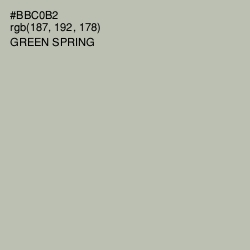 #BBC0B2 - Green Spring Color Image