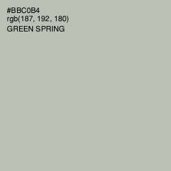 #BBC0B4 - Green Spring Color Image