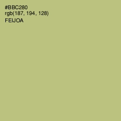 #BBC280 - Feijoa Color Image