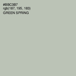 #BBC3B7 - Green Spring Color Image