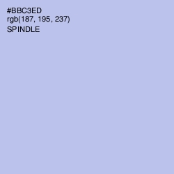 #BBC3ED - Spindle Color Image