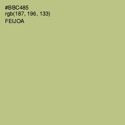#BBC485 - Feijoa Color Image