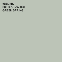 #BBC4B7 - Green Spring Color Image