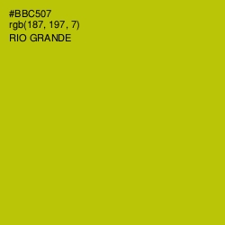 #BBC507 - Rio Grande Color Image