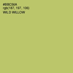 #BBC56A - Wild Willow Color Image