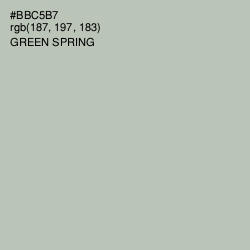 #BBC5B7 - Green Spring Color Image