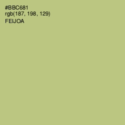 #BBC681 - Feijoa Color Image