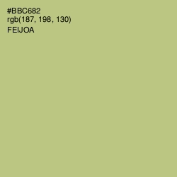 #BBC682 - Feijoa Color Image