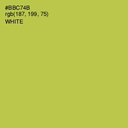 #BBC74B - Celery Color Image